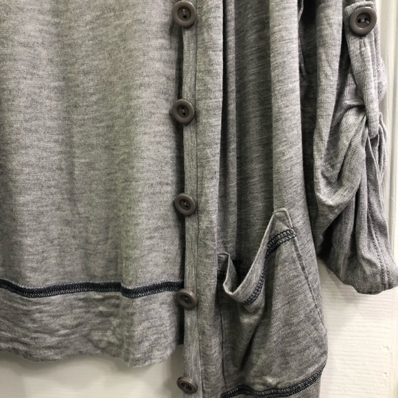 Charming Charlie | size S | grey button cardigan - Picture 5 of 5